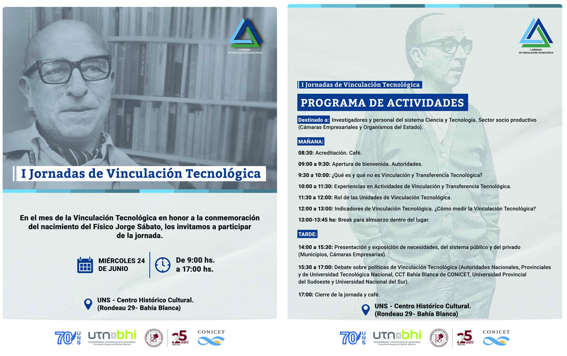 I Jornadas de Vinculación Tecnológica
